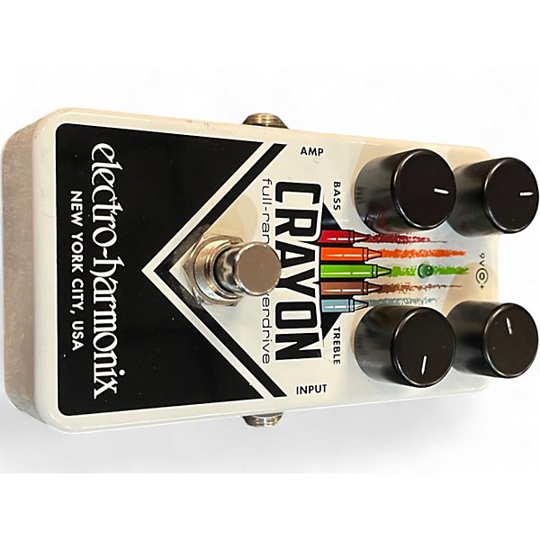 Used Electro-Harmonix Crayon Full Range Overdrive Effect Pedal