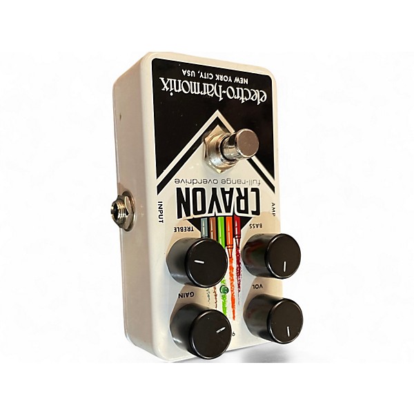 Used Electro-Harmonix Crayon Full Range Overdrive Effect Pedal