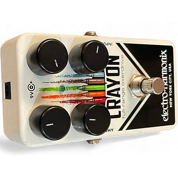 Used Electro-Harmonix Crayon Full Range Overdrive Effect Pedal