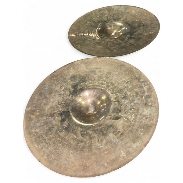 Used Zildjian 14in A Custom Hi Hat Pair Cymbal