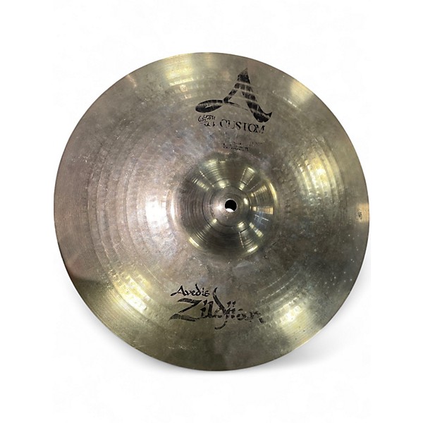 Used Zildjian 14in A Custom Hi Hat Pair Cymbal