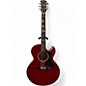 Used Gibson Starburst Trans Red Acoustic Electric Guitar