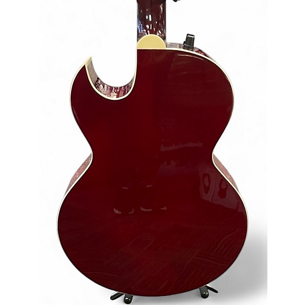 Used Gibson Starburst Trans Red Acoustic Electric Guitar