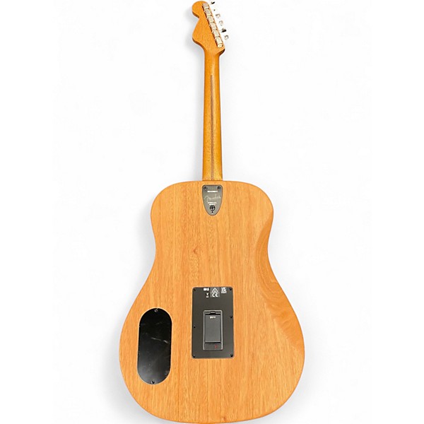 Used Fender HIGHWAY DREADNOUGHT Natural Acoustic Electric Guitar