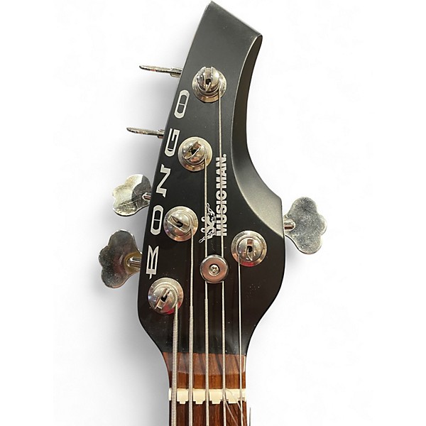 Used Ernie Ball Music Man Bongo 5 HH GLOSS BLACK Electric Bass Guitar