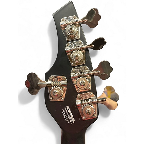 Used Ernie Ball Music Man Bongo 5 HH GLOSS BLACK Electric Bass Guitar