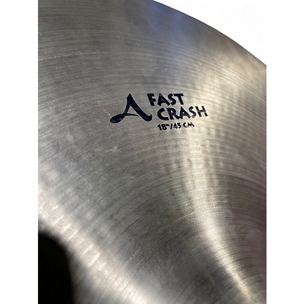 Used Zildjian 18in A Series Fast Crash Cymbal