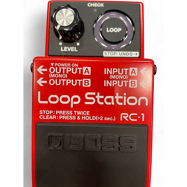 Used BOSS RC1 Loop Station Pedal