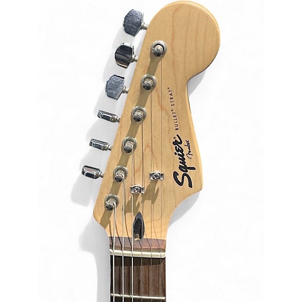 Used Squier Bullet Stratocaster Black Solid Body Electric Guitar