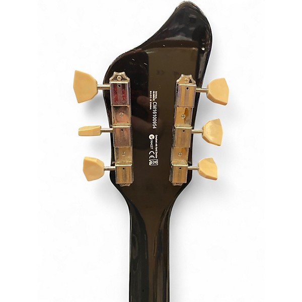 Used Supro CORONADO II Black and White Solid Body Electric Guitar