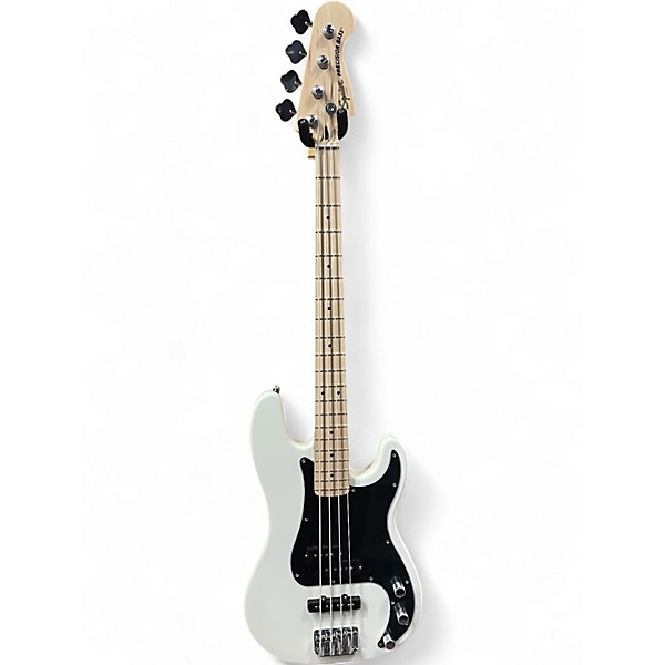 Used Squier Affinity Precision Bass Olympic White Electric Bass Guitar