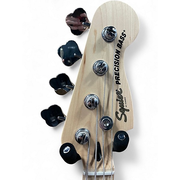 Used Squier Affinity Precision Bass Olympic White Electric Bass Guitar