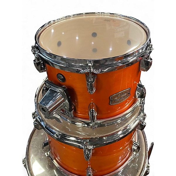Used Yamaha 4 Piece Stage Custom Amber Drum Kit