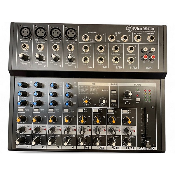 Used Mackie mix12FX Powered Mixer