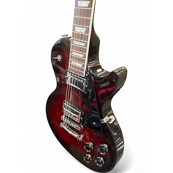 Used Gibson Les Paul Studio Deluxe Crimson Red Burst Solid Body Electric Guitar