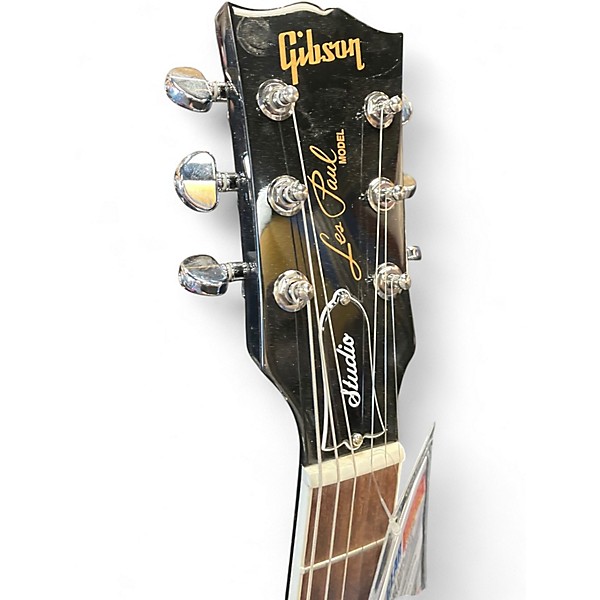 Used Gibson Les Paul Studio Deluxe Crimson Red Burst Solid Body Electric Guitar