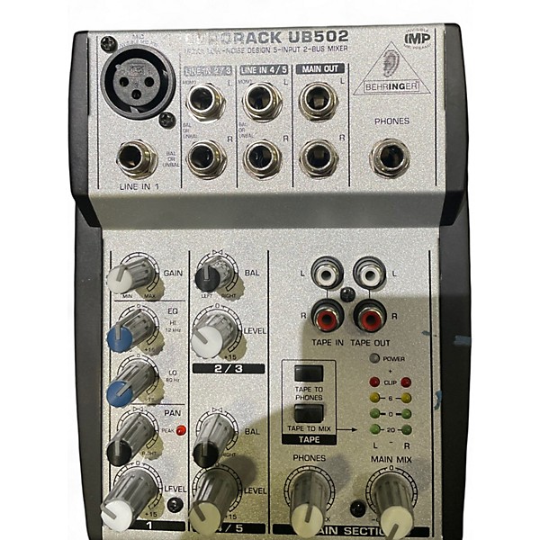 Used Behringer EURORACK UB502 Unpowered Mixer
