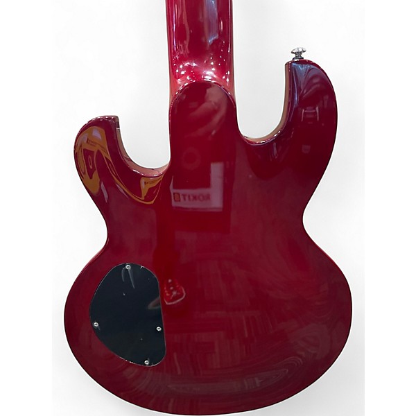 Used DBZ Guitars FM 5 Red Electric Bass Guitar