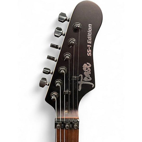 Used Tease SS-1 Black Solid Body Electric Guitar