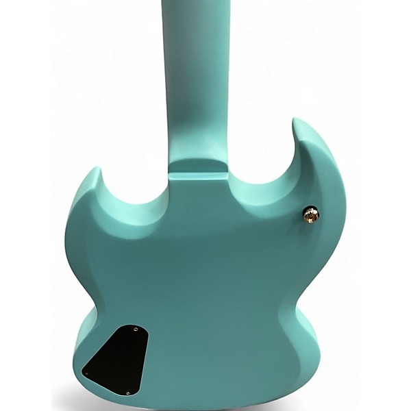 Used Harley Benton DC LTD Gotoh Blue Solid Body Electric Guitar