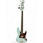 Used Fender Jazz Bass Gold Foil powder blue Electric Bass Guitar thumbnail