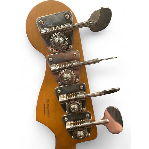 Used Fender Jazz Bass Gold Foil powder blue Electric Bass Guitar