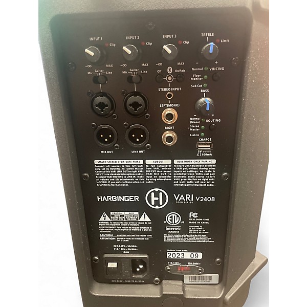 Used Harbinger VARI V2408 Powered Speaker
