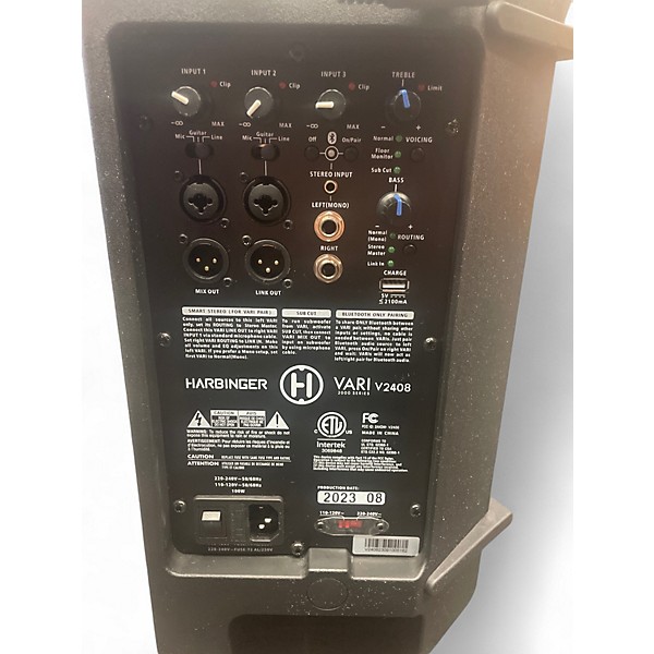 Used Harbinger VARI V2408 Powered Speaker