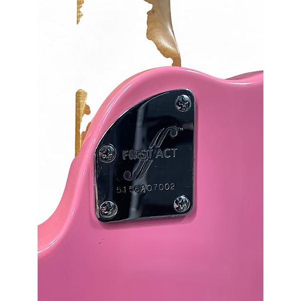 Used First Act ME515 Pink Solid Body Electric Guitar