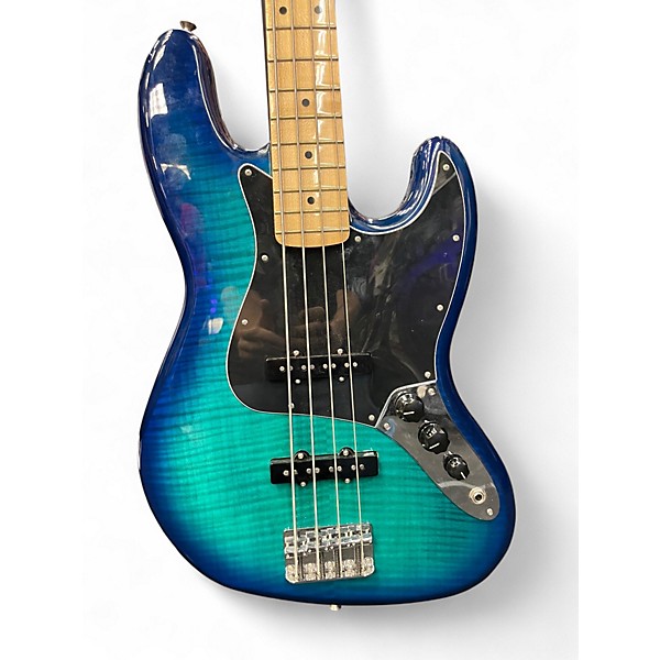 Used Fender Standard Jazz Bass Blue Burst Electric Bass Guitar