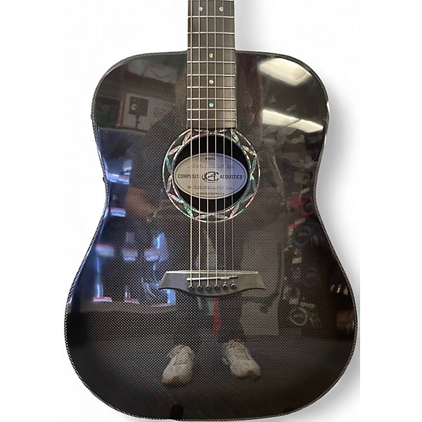 Used Composite Acoustics Legacy Black Acoustic Electric Guitar