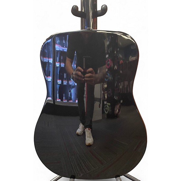 Used Composite Acoustics Legacy Black Acoustic Electric Guitar