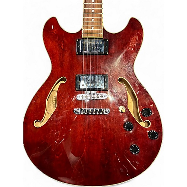 Used Ibanez AS73 Artcore Dark Cherry Burst Hollow Body Electric Guitar