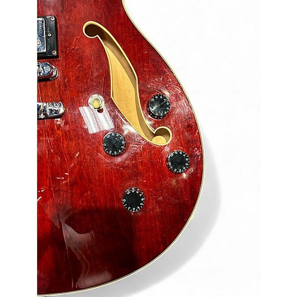 Used Ibanez AS73 Artcore Dark Cherry Burst Hollow Body Electric Guitar