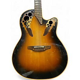 Used Ovation Elite 1868 2 Color Sunburst Acoustic Electric Guitar