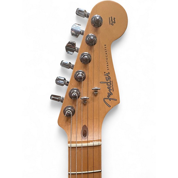 Used Fender American Standard Stratocaster Emerald Green Solid Body Electric Guitar