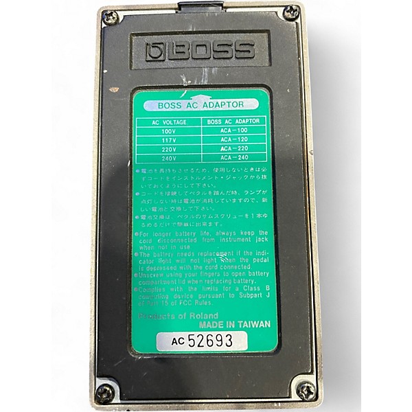 Used BOSS CE2B Bass Chorus Bass Effect Pedal