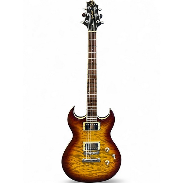 Used Greg Bennett Design by Samick TR-3/VS 2 Color Sunburst Solid Body Electric Guitar