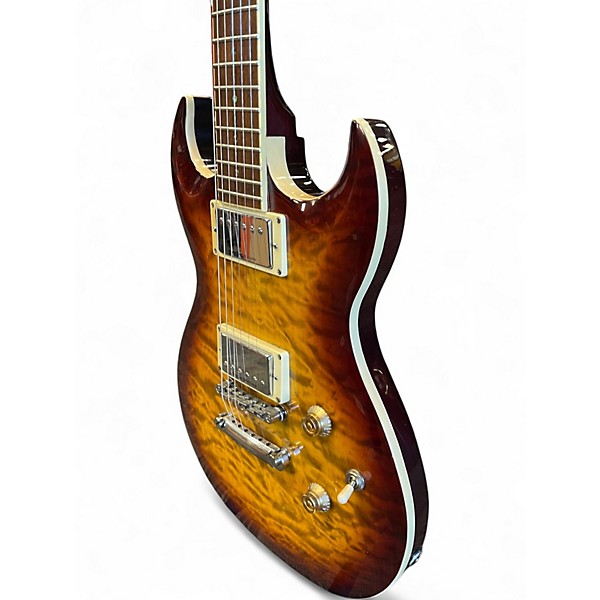 Used Greg Bennett Design by Samick TR-3/VS 2 Color Sunburst Solid Body Electric Guitar