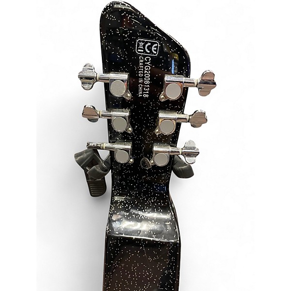 Used Gretsch Guitars Electromatic Black Sparkle Lap Steel Black Solid Body Electric Guitar
