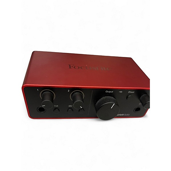 Used Focusrite SCARLETT SOLO GEN 4 Audio Interface