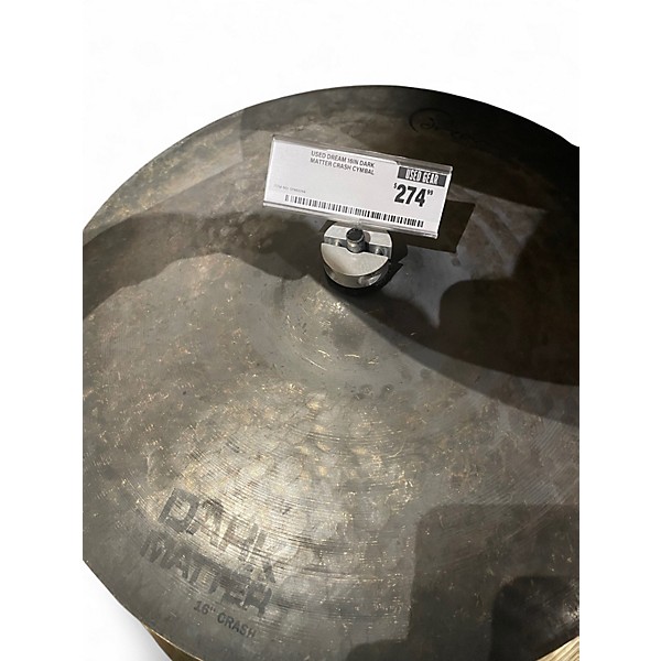 Used Dream 16in Dark Matter Crash Cymbal
