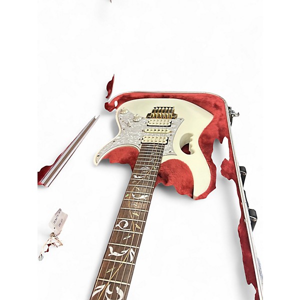 Used Ibanez JEM7V-WH White Solid Body Electric Guitar