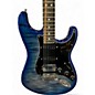 Used Fender American Ultra Stratocaster HSS Denim Solid Body Electric Guitar