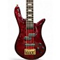 Used Specter Euro 4 LX Trans Red Electric Bass Guitar