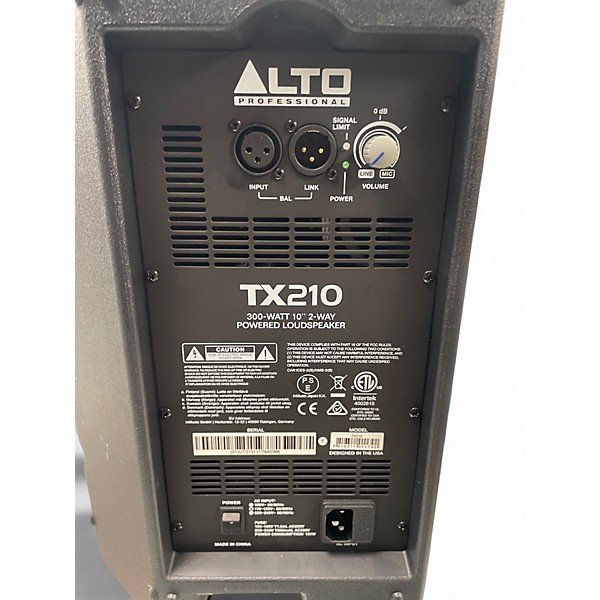 Used Alto TX210 Powered Speaker