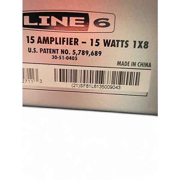 Used Line 6 Spider IV 15W 1X8 Guitar Combo Amp