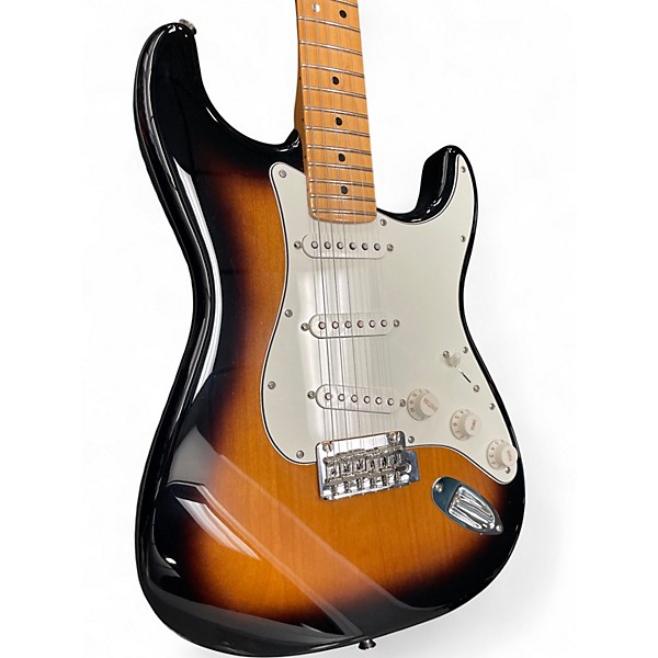 Used Fender Player Stratocaster 2 Tone Sunburst Solid Body Electric Guitar