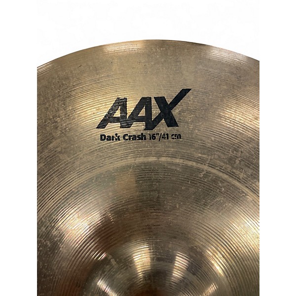 Used SABIAN 16in AAX Series Dark Crash Cymbal