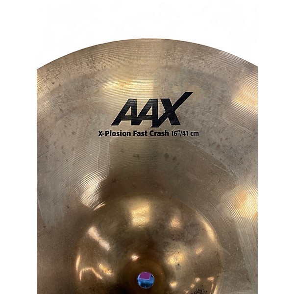 Used SABIAN 16in AAX Xplosion Crash Cymbal